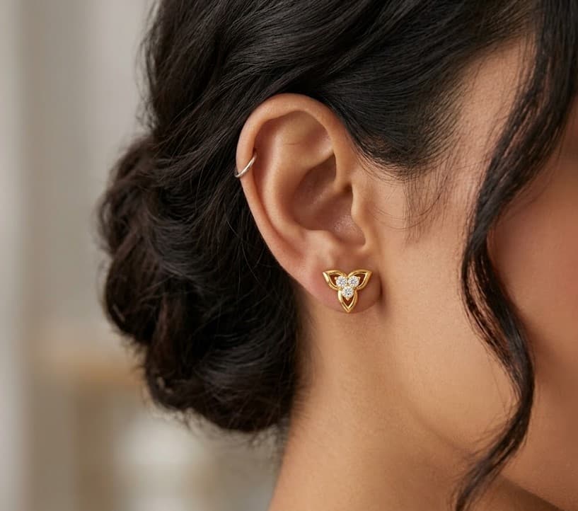 Trefoil Earrings — image 1